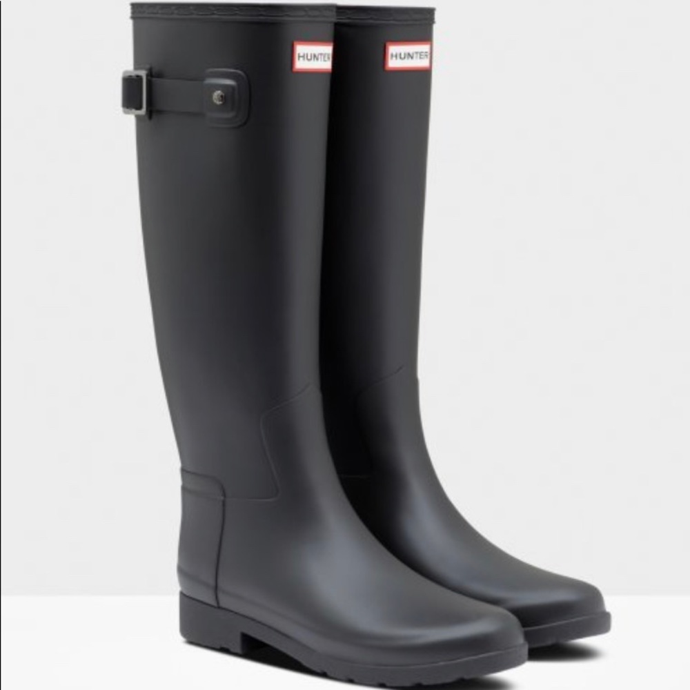 Women’s Hunter Rain Boots Matte Black